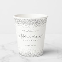 Toekomstige Mevrouw Naam Zilveren Glitter Bruiloft