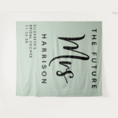 Toekomstige Mevrouw Persoonlijke Salie Bruidsboeke Wandkleed (Voorkant (horizontaal))