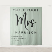 Toekomstige Mevrouw Persoonlijke Salie Bruidsboeke Wandkleed (Voorkant)