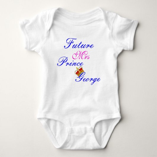 Toekomstige mevrouw Prince George baby Tshirt (Voorkant)