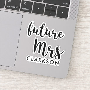 Toekomstige mevrouw sticker
