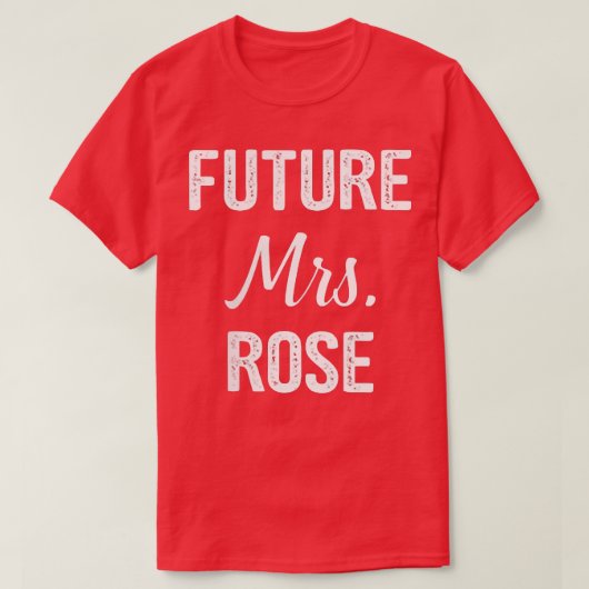 Toekomstige mevrouw t-shirt (Design voorkant)