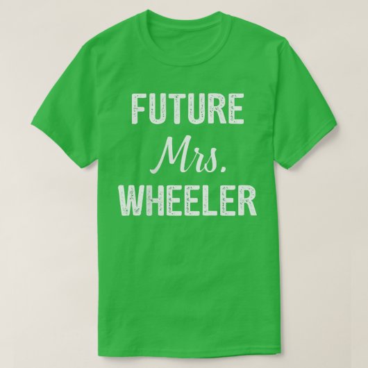 Toekomstige mevrouw t-shirt (Design voorkant)