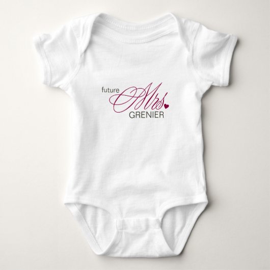 Toekomstige mevrouw  T-Shirt (Voorkant)
