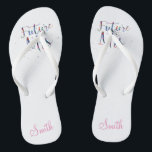 Toekomstige mevrouw  teenslippers<br><div class="desc">Geweldig cadeau idee voor de bruid te zijn.</div>