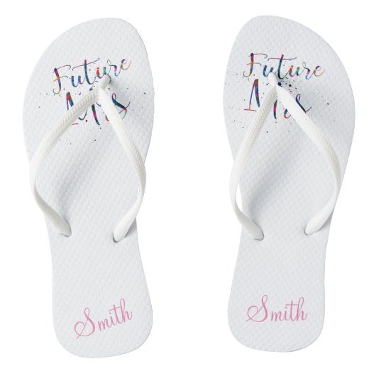 Toekomstige mevrouw  teenslippers (Voetbed)