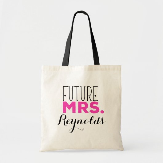 Toekomstige mevrouw tote bag (Voorkant)