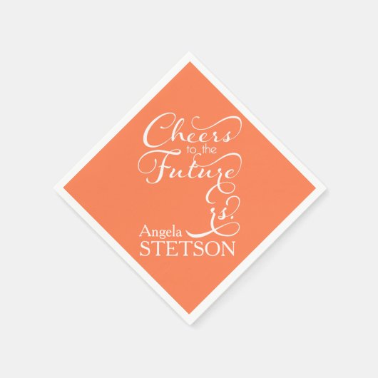 Toekomstige mevrouw Vrijgezellenfeest | Coral Servetten (Hoek)