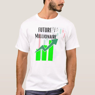 Toekomstige Miljardair Forex Handel Aandelen T-shirt