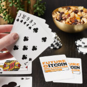 Toekomstige Miljonair Bitcoin Humor Cryptovaluta Pokerkaarten (Insitu)