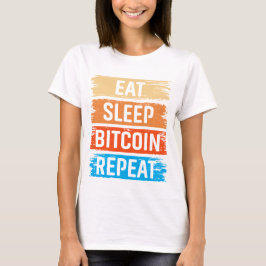 Toekomstige Miljonair Bitcoin Humor Cryptovaluta  T-shirt