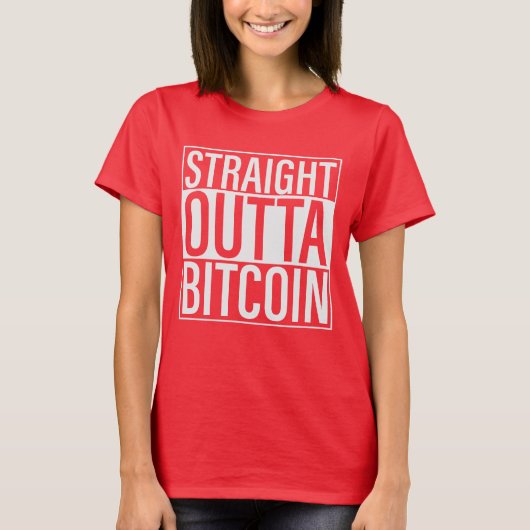 Toekomstige Miljonair Bitcoin Humor Cryptovaluta T-shirt (Voorkant)
