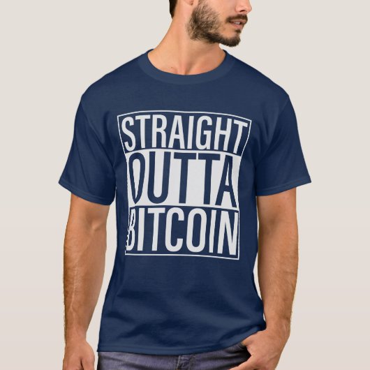 Toekomstige Miljonair Bitcoin Humor Cryptovaluta T-shirt (Voorkant)