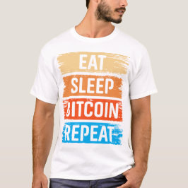 Toekomstige Miljonair Bitcoin Humor Cryptovaluta  T-shirt