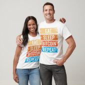 Toekomstige Miljonair Bitcoin Humor Cryptovaluta T-shirt (Unisex)