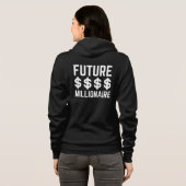 Toekomstige Miljonair Hoodie (Achterkant volledig)