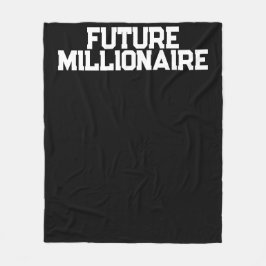 Toekomstige Miljonair Inspirerende Ondernemende Fleece Deken