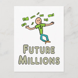 Toekomstige Miljonair (Miljoenen) Briefkaart