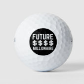 Toekomstige Millionaire Golfballen (Voorkant)