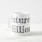 Toekomstige Millionaire Koffiemok (Voorkant links)