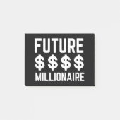 Toekomstige Millionaire Post-it® Notes (Voorkant)