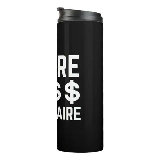 Toekomstige Millionaire Thermosbeker (Geroteerd rechts)