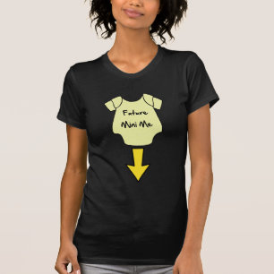 Toekomstige mini-voor-het-overhemd voor vrouwen -  t-shirt