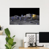 Toekomstige missies voor ruimteverkenning 3 poster (Thuiskantoor)