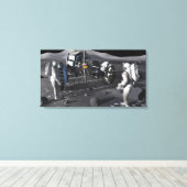 Toekomstige missies voor ruimteverkenning 4 canvas afdruk (Insitu (Houten vloer))