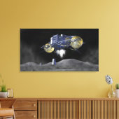 Toekomstige missies voor ruimteverkenning 4 canvas afdruk (Insitu (Woonkamer))