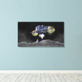 Toekomstige missies voor ruimteverkenning 4 canvas afdruk (Insitu (Houten vloer))