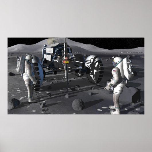 Toekomstige missies voor ruimteverkenning 4 poster (Voorkant)