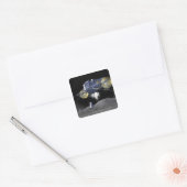 Toekomstige missies voor ruimteverkenning 4 vierkante sticker (Envelop)