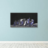 Toekomstige missies voor ruimteverkenning 9 canvas afdruk (Insitu (Houten vloer))