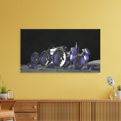 Toekomstige missies voor ruimteverkenning 9 canvas afdruk (Insitu (Woonkamer))
