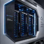 Toekomstige Mobiele Datacenter Vrachtwagenkaart Kaart