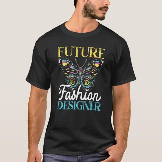 Toekomstige Mode Mode ontwerper ontwerpen T-shirt (Voorkant)