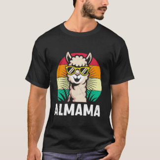 Toekomstige moeder LAMAMA ALMAMA Grappige aanstaan T-shirt