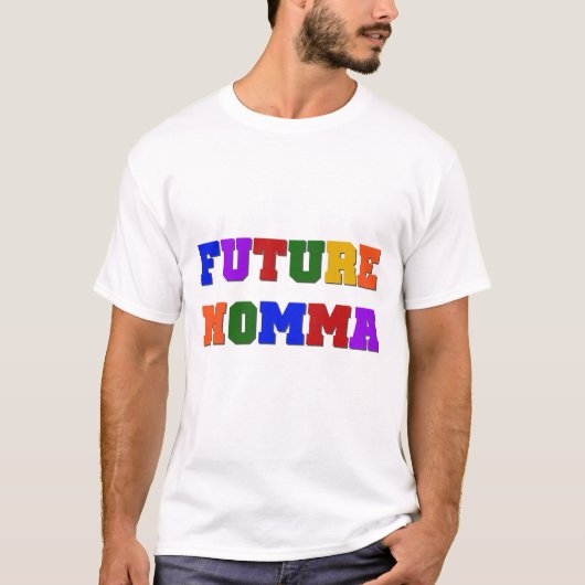 Toekomstige Momma Tshirts en geschenken (Voorkant)