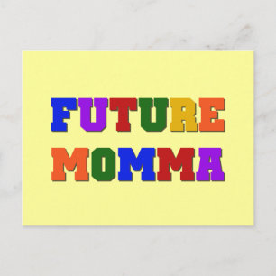 Toekomstige Momma Tshirts en geschenken Briefkaart
