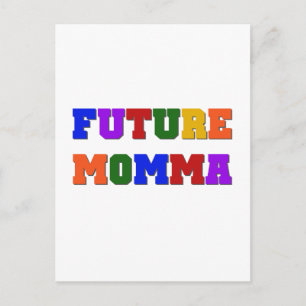 Toekomstige Momma Tshirts en geschenken Briefkaart