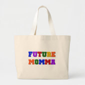 Toekomstige Momma Tshirts en geschenken Grote Tote Bag (Voorkant)