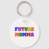 Toekomstige Momma Tshirts en geschenken Sleutelhanger (Voorkant)