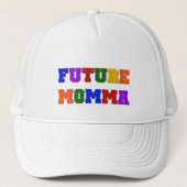 Toekomstige Momma Tshirts en geschenken Trucker Pet (Voorkant)