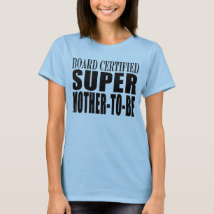 Toekomstige moms grappige Baby showers voor moeder T-shirt