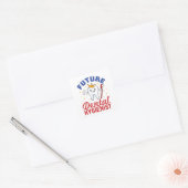 Toekomstige mondhygiënist RDH Vierkante Sticker (Envelop)