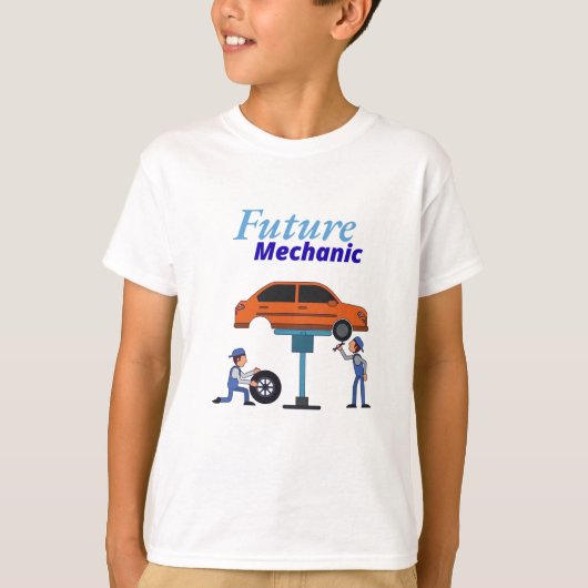 Toekomstige monteur t-shirt (Voorkant)