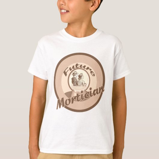 Toekomstige morticiaanse Kinder bezetting T-shirt (Voorkant)