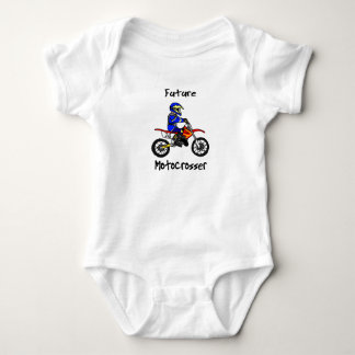 Toekomstige Motorcrosser Baby Creeper (Boy) Romper