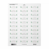 Toekomstige Mr en Mr 2 Huwelijksaankondiging Retou Etiket (Full Sheet)